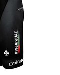 PISSEI Kolesarske kratke hlače z naramnicami - UAE TEAM EMIRATES 2024 - črna