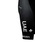 PISSEI Kolesarske kratke hlače z naramnicami - UAE TEAM EMIRATES 2024 - črna