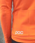 POC Kolesarski dres z dolgimi rokavi zimski - RADIANT - oranžna