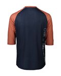 POC Kolesarski dres s kratkimi rokavi - MTB PURE 3/4 - modra/oranžna