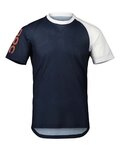 POC Kolesarski dres s kratkimi rokavi - MTB PURE - bela/modra