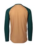 POC Kolesarski dres z dolgimi rokavi poletni - MTB PURE - zelena/rjava