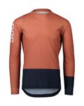 POC Kolesarski dres z dolgimi rokavi poletni - MTB PURE - oranžna/modra