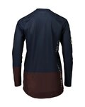 POC Kolesarski dres z dolgimi rokavi poletni - MTB PURE LADY - rjava/modra