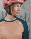 POC Kolesarski dres z dolgimi rokavi poletni - MTB PURE LADY - zelena/rjava