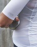 POC Kolesarski dres s kratkimi rokavi - PRISTINE PRINT LADY - bela