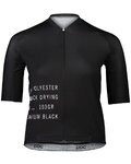 POC Kolesarski dres s kratkimi rokavi - PRISTINE PRINT LADY - črna
