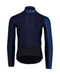 POC Kolesarski dres z dolgimi rokavi zimski - ESSENTIAL ROAD MID - modra/črna