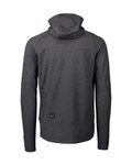 POC pulover - MERINO ZIP HOOD - siva