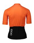POC Kolesarski dres s kratkimi rokavi - ESSENTIAL ROAD LADY - oranžna/črna