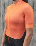 POC Kolesarski dres s kratkimi rokavi - ESSENTIAL ROAD LADY - oranžna/črna