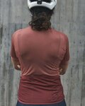 POC Kolesarski dres s kratkimi rokavi - ESSENTIAL ROAD LADY - rdeča