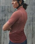 POC Kolesarski dres s kratkimi rokavi - ESSENTIAL ROAD LADY - rdeča