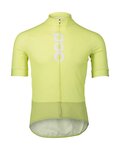 POC Kolesarski dres s kratkimi rokavi - ESSENTIAL ROAD LOGO - rumena