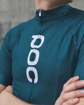 POC Kolesarski dres s kratkimi rokavi - ESSENTIAL ROAD LOGO - modra