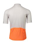 POC Kolesarski dres s kratkimi rokavi - ESSENTIAL ROAD LOGO - siva/oranžna