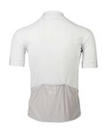POC Kolesarski dres s kratkimi rokavi - ESSENTIAL ROAD LOGO - bela/siva