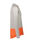 POC Kolesarski dres z dolgimi rokavi poletni - MTB PURE - siva/oranžna