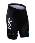 BONAVELO Kolesarske kratke hlače brez naramnic - SKY 2016 KIDS - črna