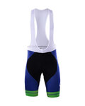 BONAVELO Kolesarske kratke hlače z naramnicami - ORICA 2017 - črna/modra