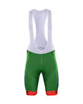 BONAVELO Kolesarske kratke hlače z naramnicami - BARDIANI 2017 - zelena