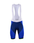 BONAVELO Kolesarske kratke hlače z naramnicami - BAHRAIN MERIDA 2017 - modra