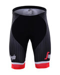 BONAVELO Kolesarske kratke hlače brez naramnic - TREK RED 2017 - črna