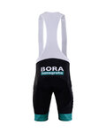 BONAVELO Kolesarske kratke hlače z naramnicami - BORA 2018 - črna/zelena