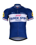 BONAVELO Kolesarski dres s kratkimi rokavi - QUICKSTEP 2018 - modra/bela