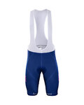 BONAVELO Kolesarske kratke hlače z naramnicami - QUICKSTEP 2018 - modra
