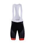 BONAVELO Kolesarske kratke hlače z naramnicami - TREK 2018 - črna/rdeča