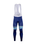 Kolesarske dolge hlače z naramnicami - ASTANA 2018 SUMMER - modra