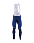 Kolesarske dolge hlače z naramnicami - B. MERIDA 2018 SMR - modra