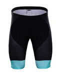 Kolesarske kratke hlače brez naramnic - BORA 2018 KIDS - zelena/črna