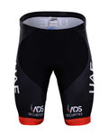 Kolesarske kratke hlače brez naramnic - UAE 2018 - rdeča/črna