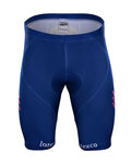 Kolesarske kratke hlače brez naramnic - QUICKSTEP 2018 - modra