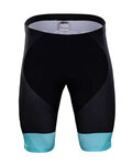 Kolesarske kratke hlače brez naramnic - BORA 2018 - zelena/črna