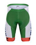 Kolesarske kratke hlače brez naramnic - BARDIANI 2018 - oranžna/zelena/bela