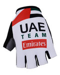 Kolesarske rokavice s kratkimi prsti - UAE 2018 - bela/rdeča/črna
