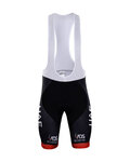 Kolesarske kratke hlače z naramnicami - UAE 2018 - rdeča/črna