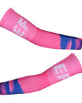BONAVELO Kolesarski rokavčki - EDUCATION FIRST 2019 - rožnata/modra