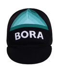 Kolesarska kapa - BORA 2019 - črna/zelena