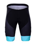 BONAVELO Kolesarske kratke hlače brez naramnic - BORA 2019 KIDS - črna