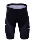 BONAVELO Kolesarske kratke hlače brez naramnic - SKY 2019 KIDS - črna
