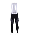 BONAVELO Kolesarske dolge hlače z naramnicami - CCC 2019 WINTER - črna