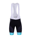 BONAVELO Kolesarske kratke hlače z naramnicami - BORA 2019 - črna