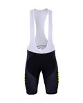 BONAVELO Kolesarske kratke hlače z naramnicami - JUMBO-VISMA 2019 - črna