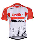 BONAVELO Kolesarski dres s kratkimi rokavi - LOTTO SOUDAL 2019 - bela