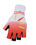 BONAVELO Kolesarske rokavice s kratkimi prsti - COFIDIS 2020 - rdeča/bela