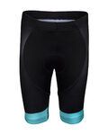 BONAVELO Kolesarske kratke hlače brez naramnic - BORA 2020 KIDS - zelena/črna